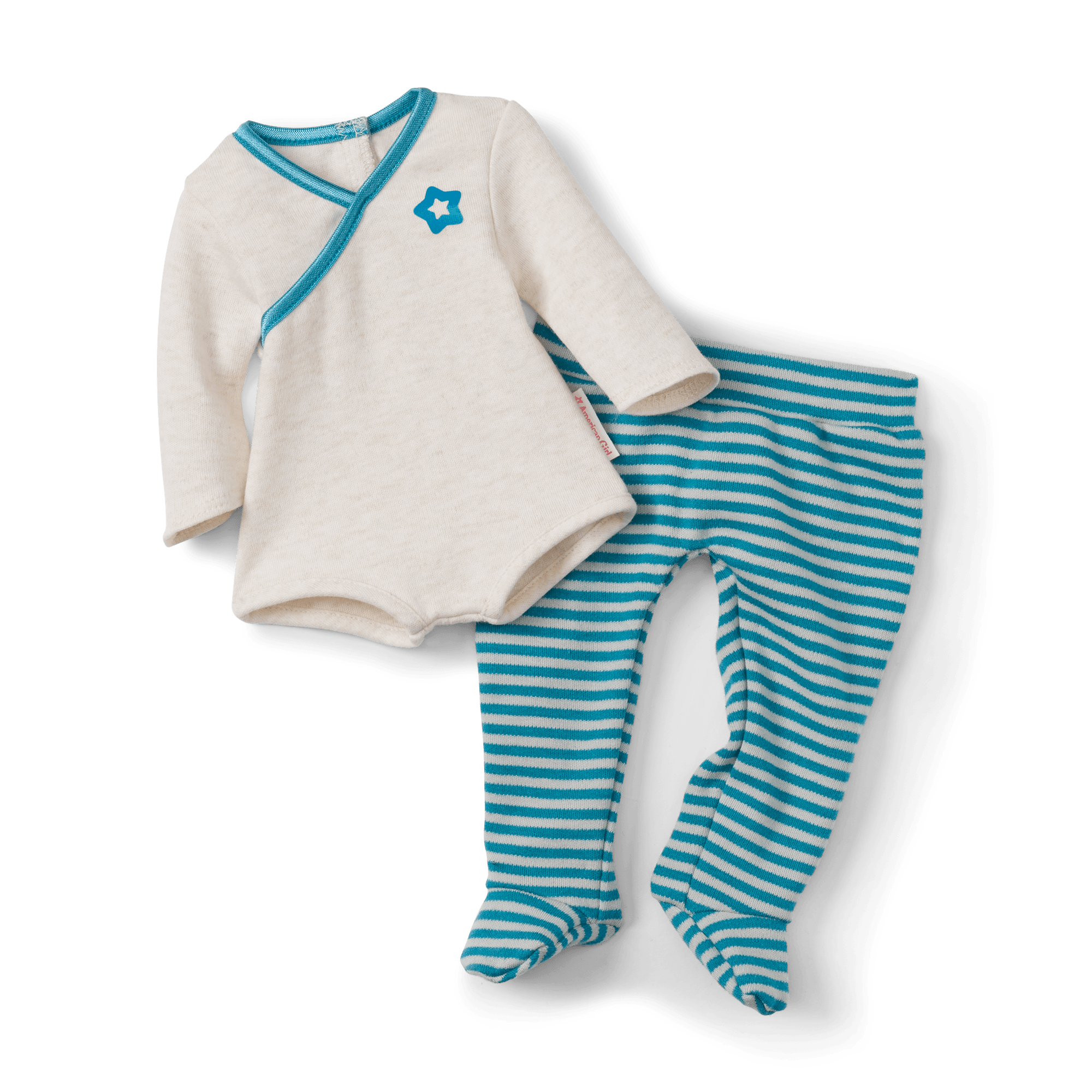 Bitty Baby Doll #2 in Soft Blue + Bear Friend & Board Book - Image 2