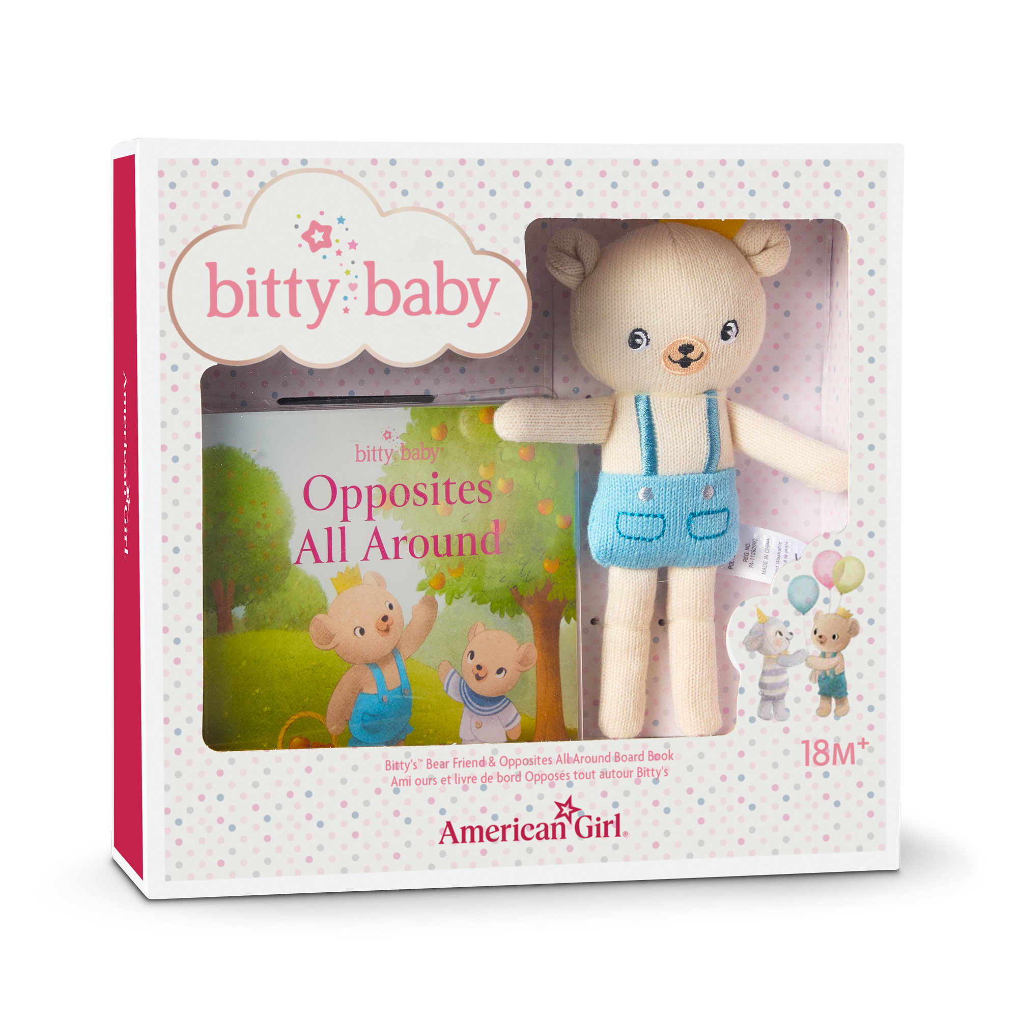 Bitty Baby Doll #5 in Pastel Blue + Bear Friend & Board Book - Image 6