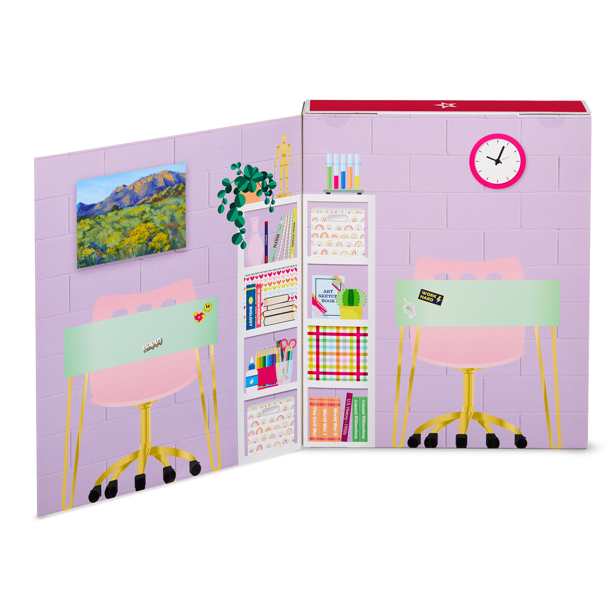 School-Day Style Outfit Set for 18-inch Dolls - Image 18