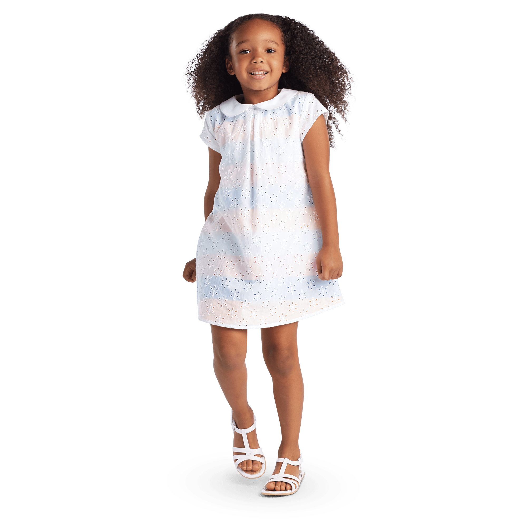 Sunny Flowers Dress for Little Girls - Image 2