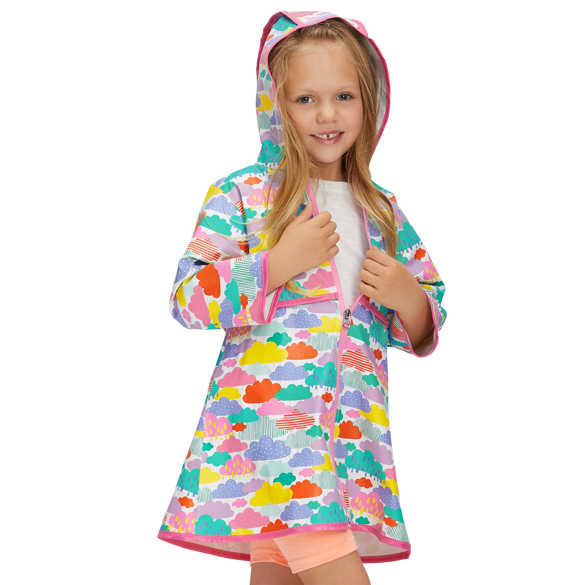 Rainy Day Raincoat for Little Girls - Image 2