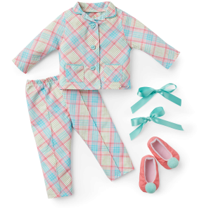 Melody's  Plaid Pajamas for 18-inch Dolls (Historical Characters)