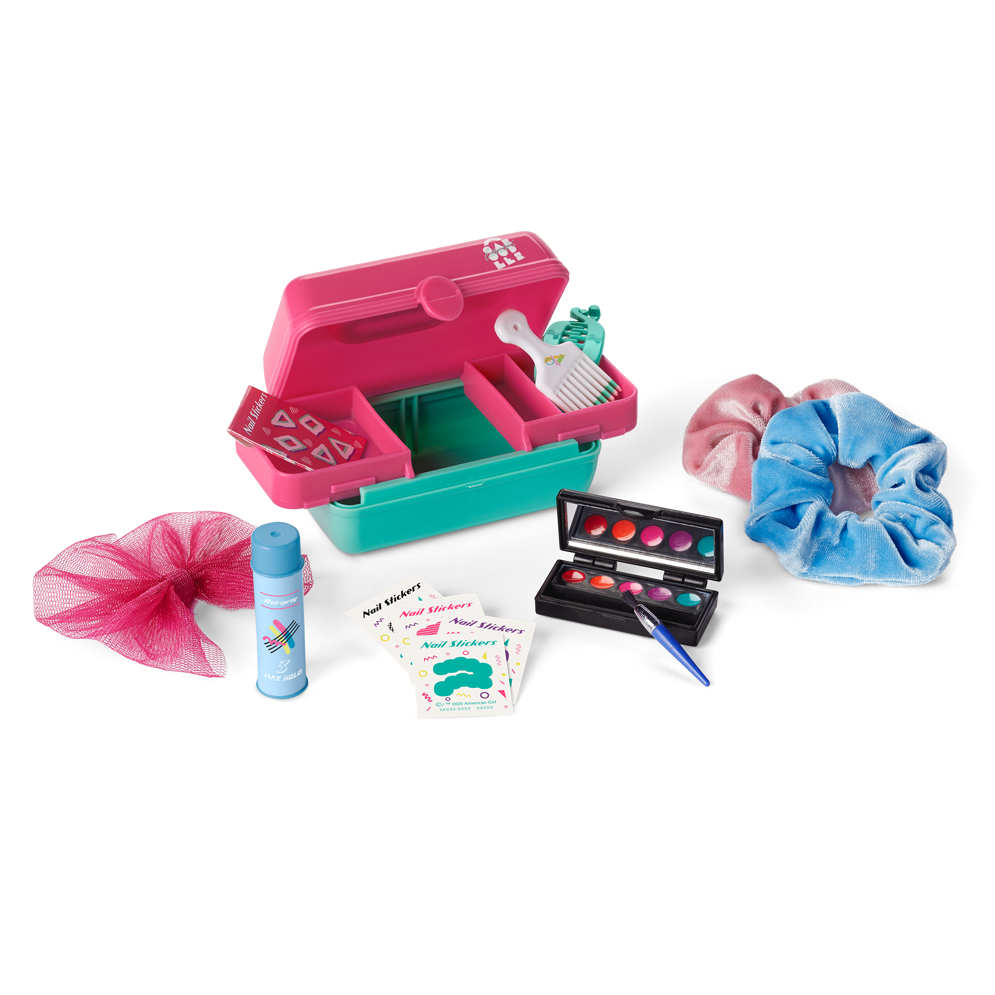 Courtney's Caboodles & Hair Accessories Kit for 18-inch Dolls (Historical Characters)