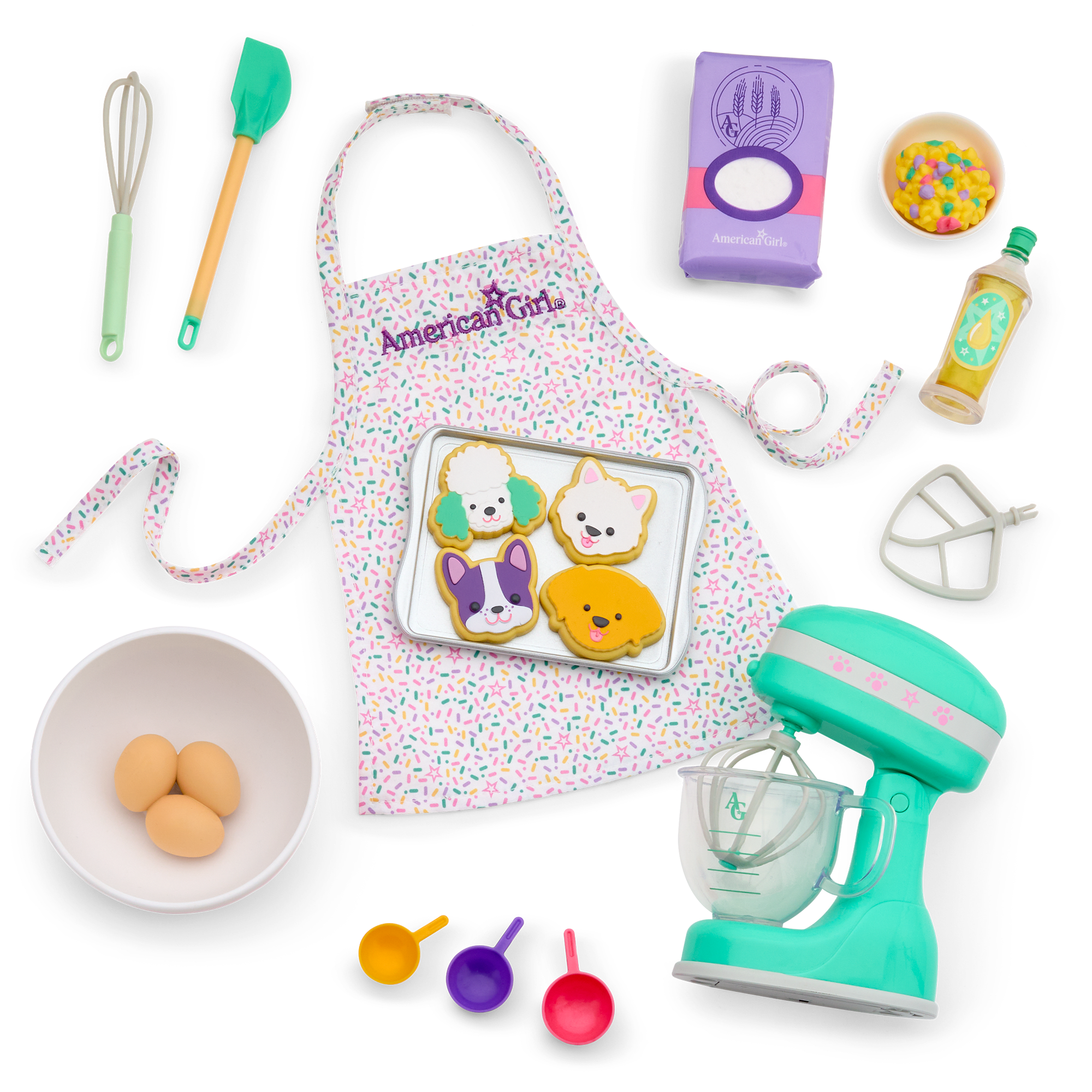 Summer's Baking Accessories for 18-inch Dolls (Girl of the Year 2025)