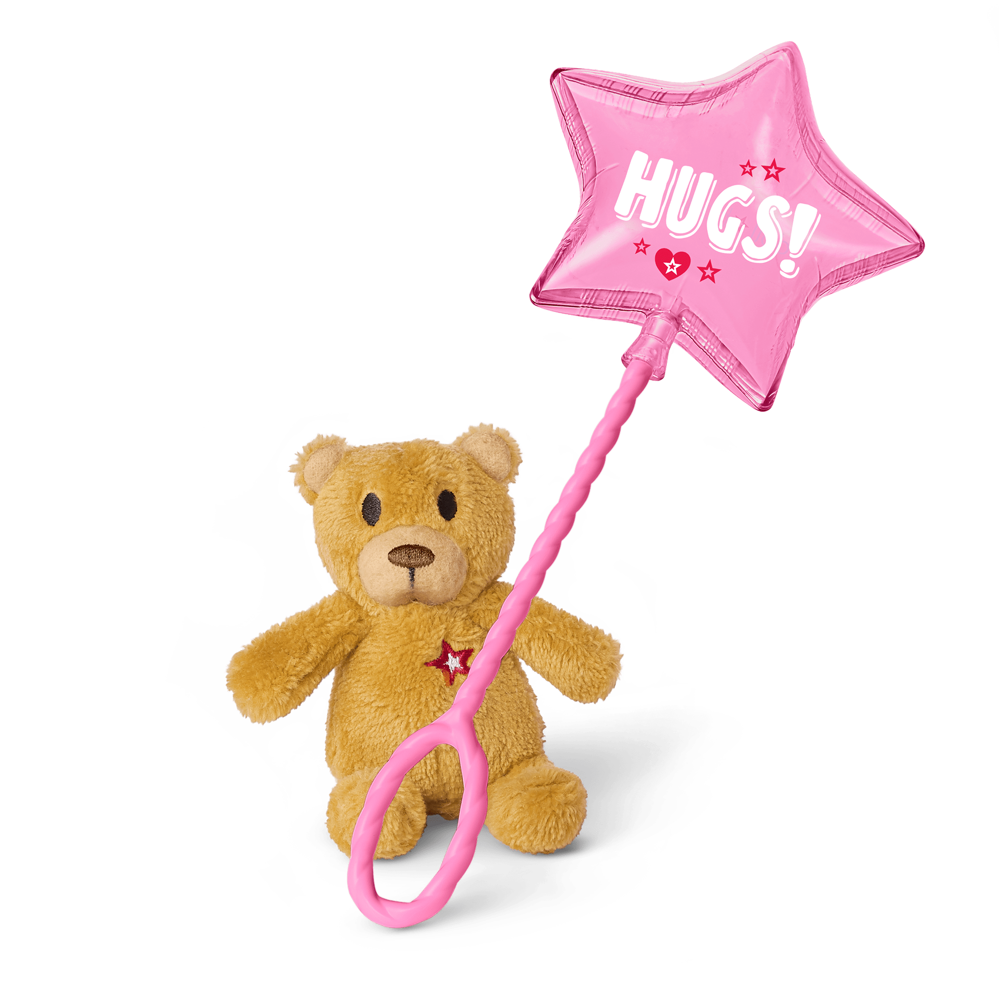 Hugs and Well Wishes Balloon & Bear for WellieWishers & Bitty Baby Dolls