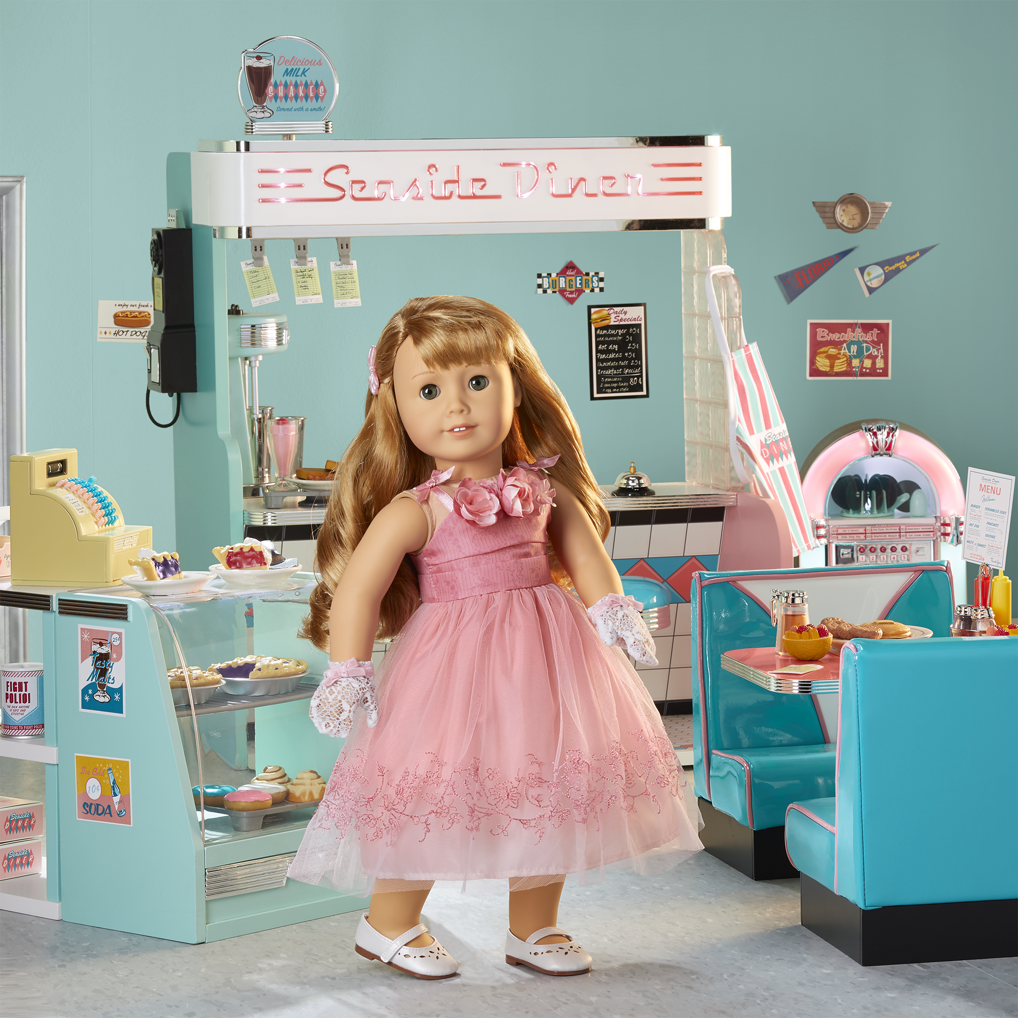 Maryellen's Seaside Diner for 18-inch Dolls (Historical Characters) - Image 5