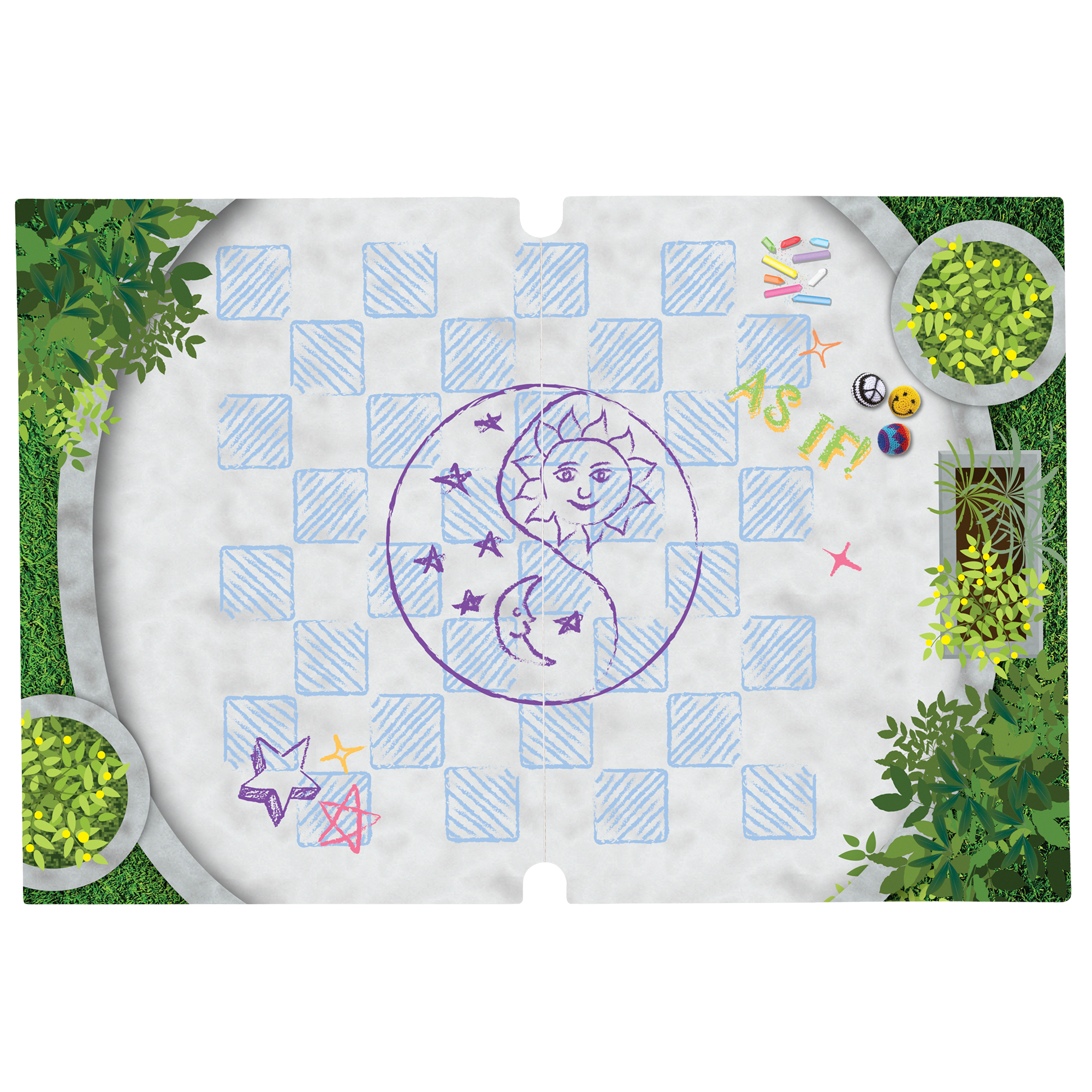 Isabel & Nicki's 2-in-1 Tennis Court & Skate Spot for 18-inch Dolls (Historical Characters) - Image 9
