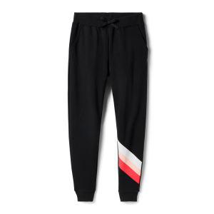 American Girl x Janie and Jack: Maritza's Black Striped Joggers for Girls