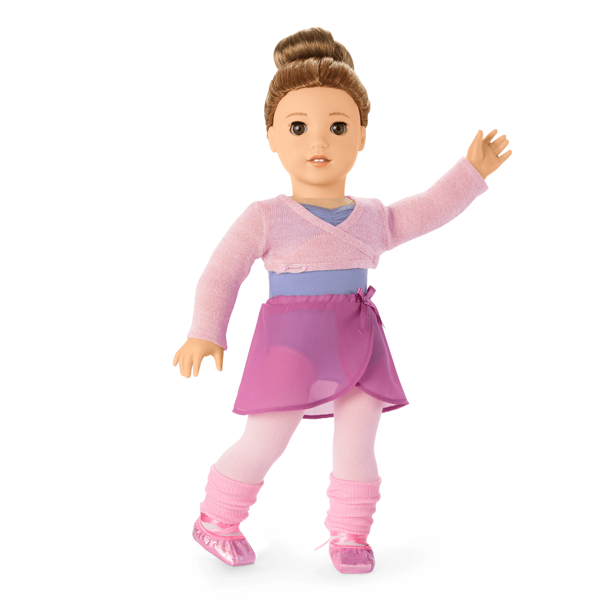 Pli?? Away Ballet Practice Outfit for 18-inch Dolls - Image 2