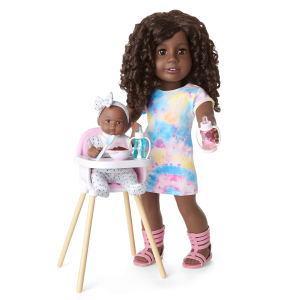 Little Bitty Baby Layette & High Chair Set for 7.75-inch Dolls