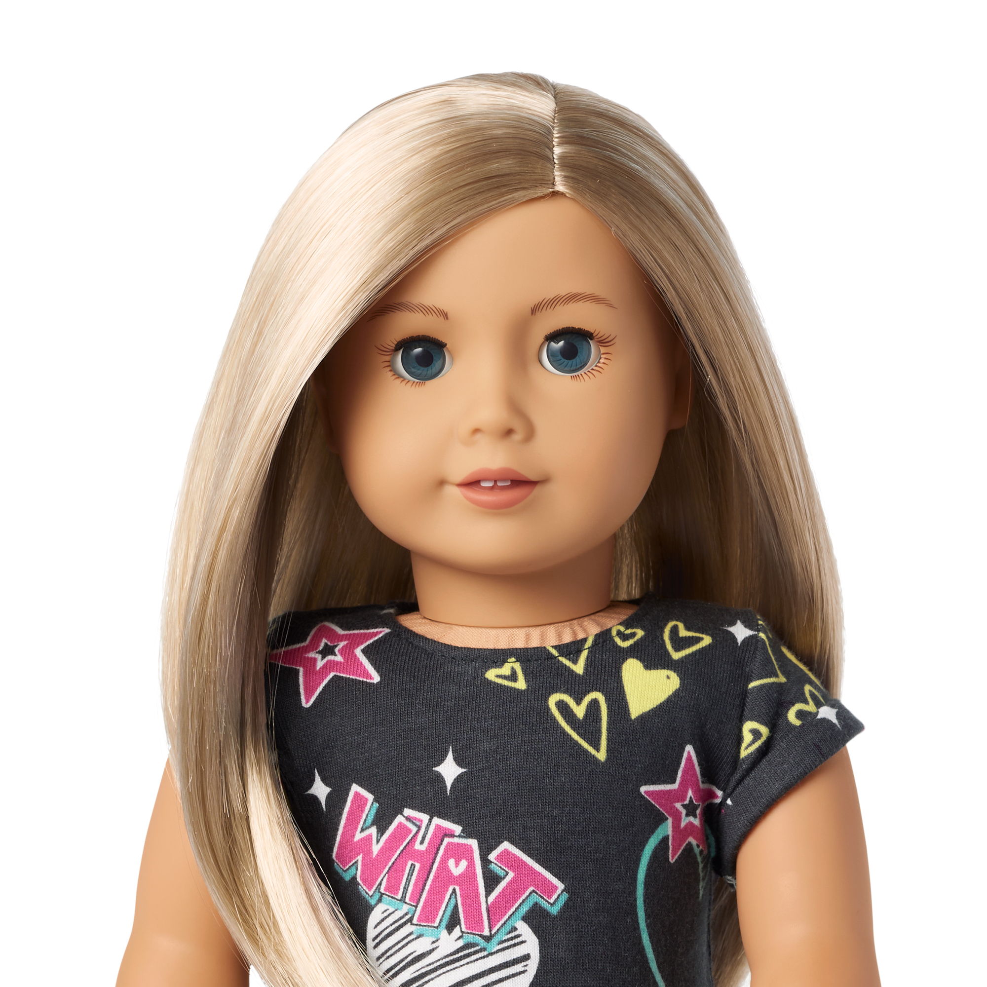 Truly Me 18-inch Doll #100 with layered straight blonde hair - Image 3