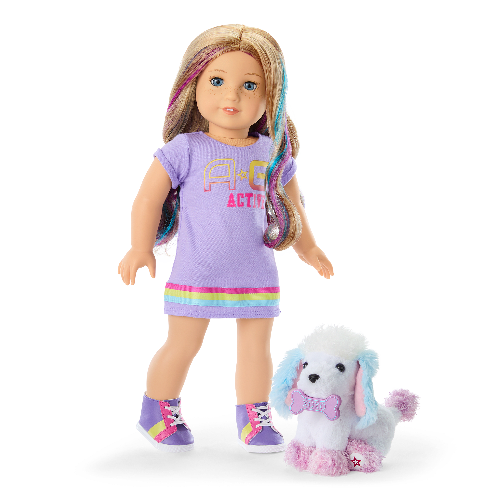 Tropical Taffy Poodle for 18-inch Dolls - Image 3