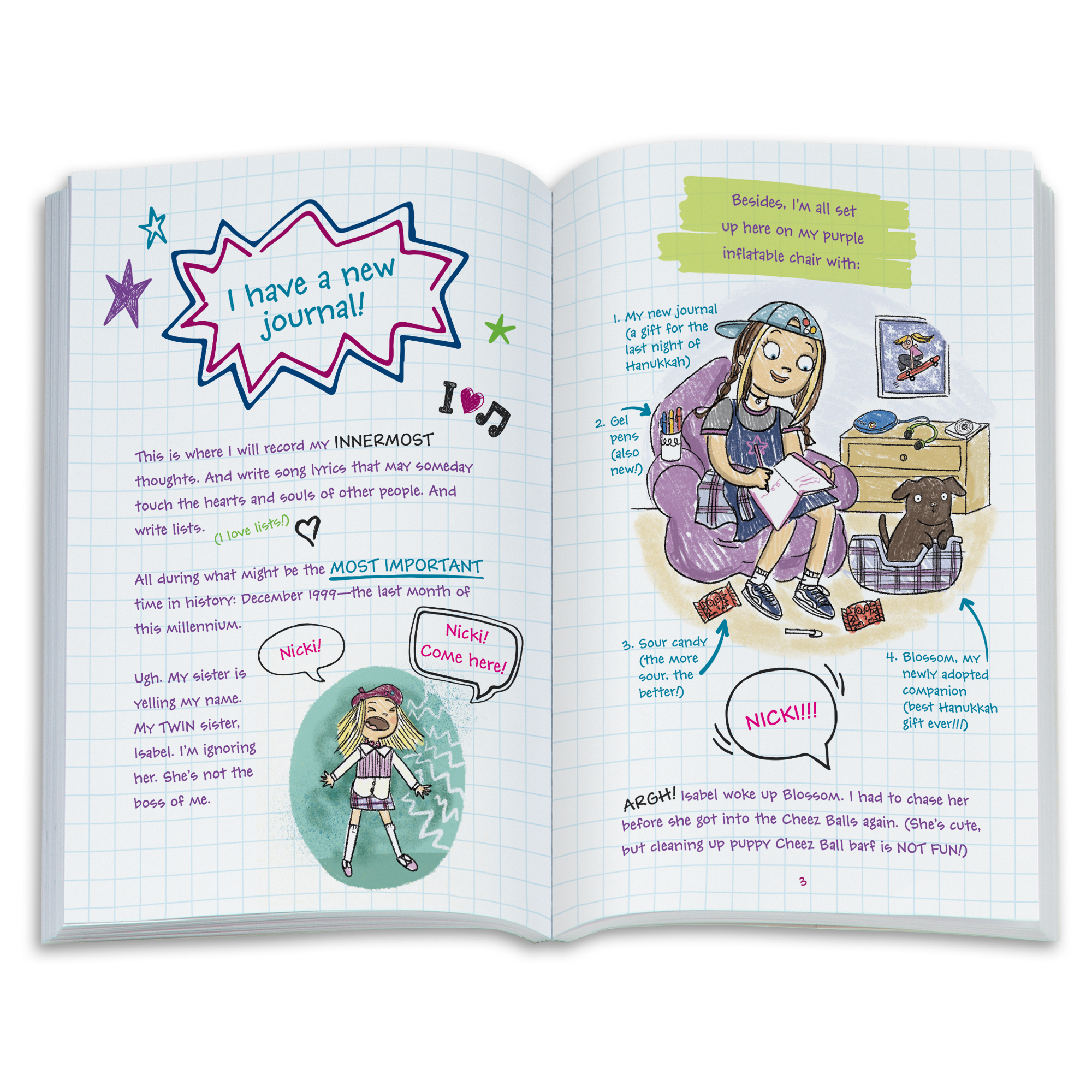 90s Twins Nicki's Skateboarding Gift Set (Historical Characters) - Image 8