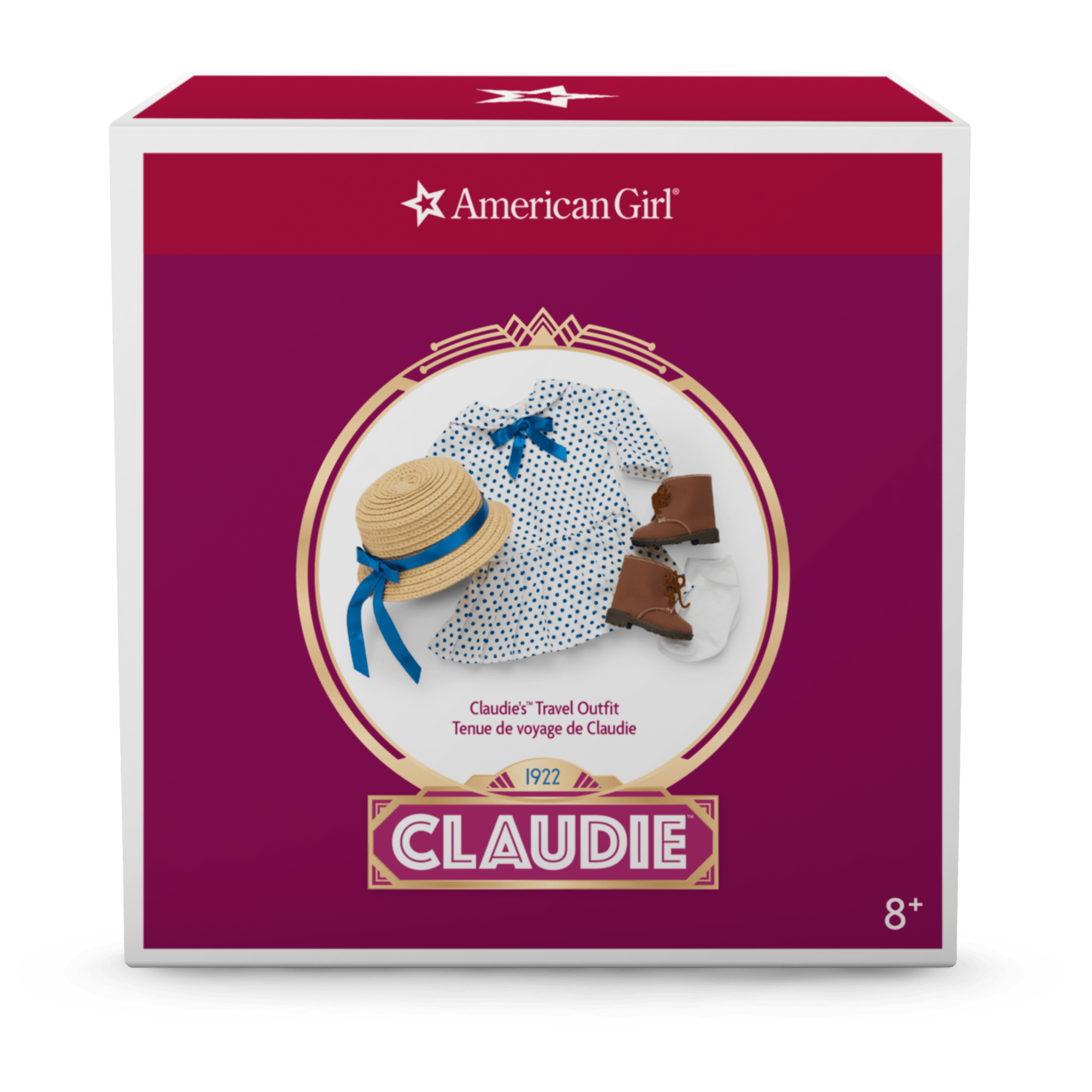 Claudie's Travel Outfit for 18-inch Dolls (Historical Characters) - Image 7