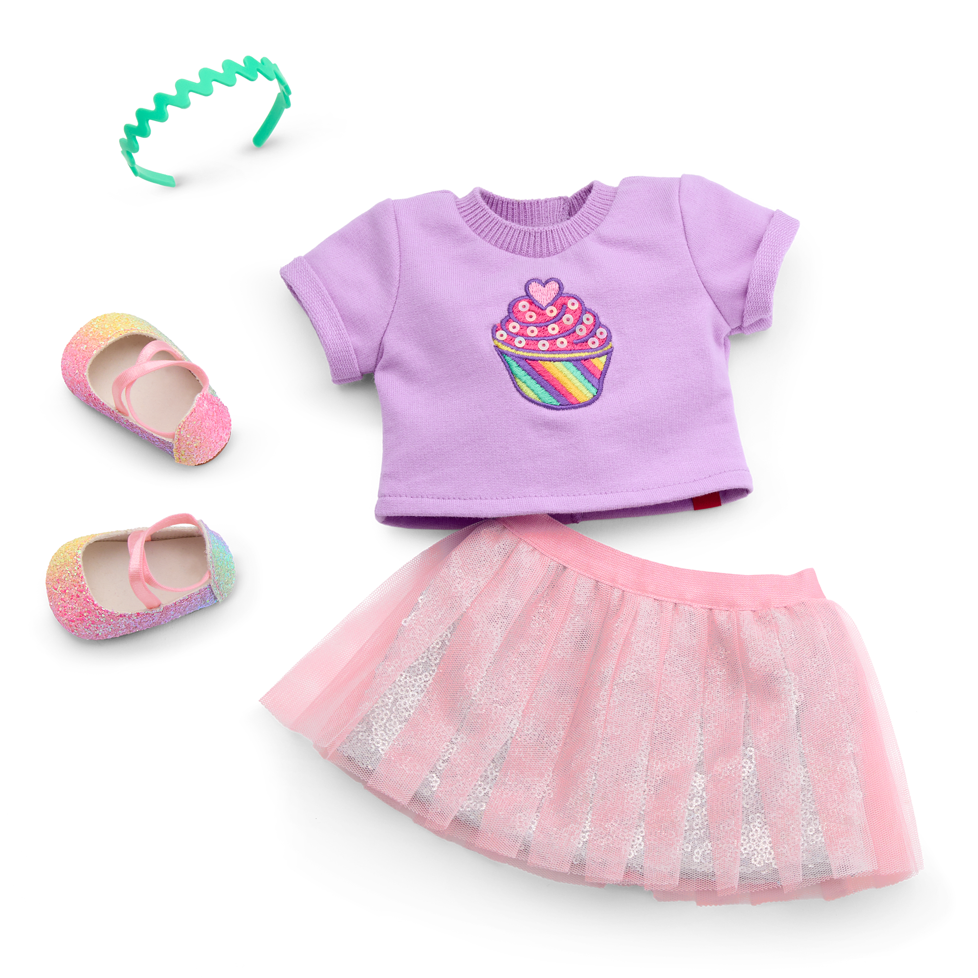 Summer's Bake Sale Outfit for 18-inch Dolls (Girl of the Year 2025)
