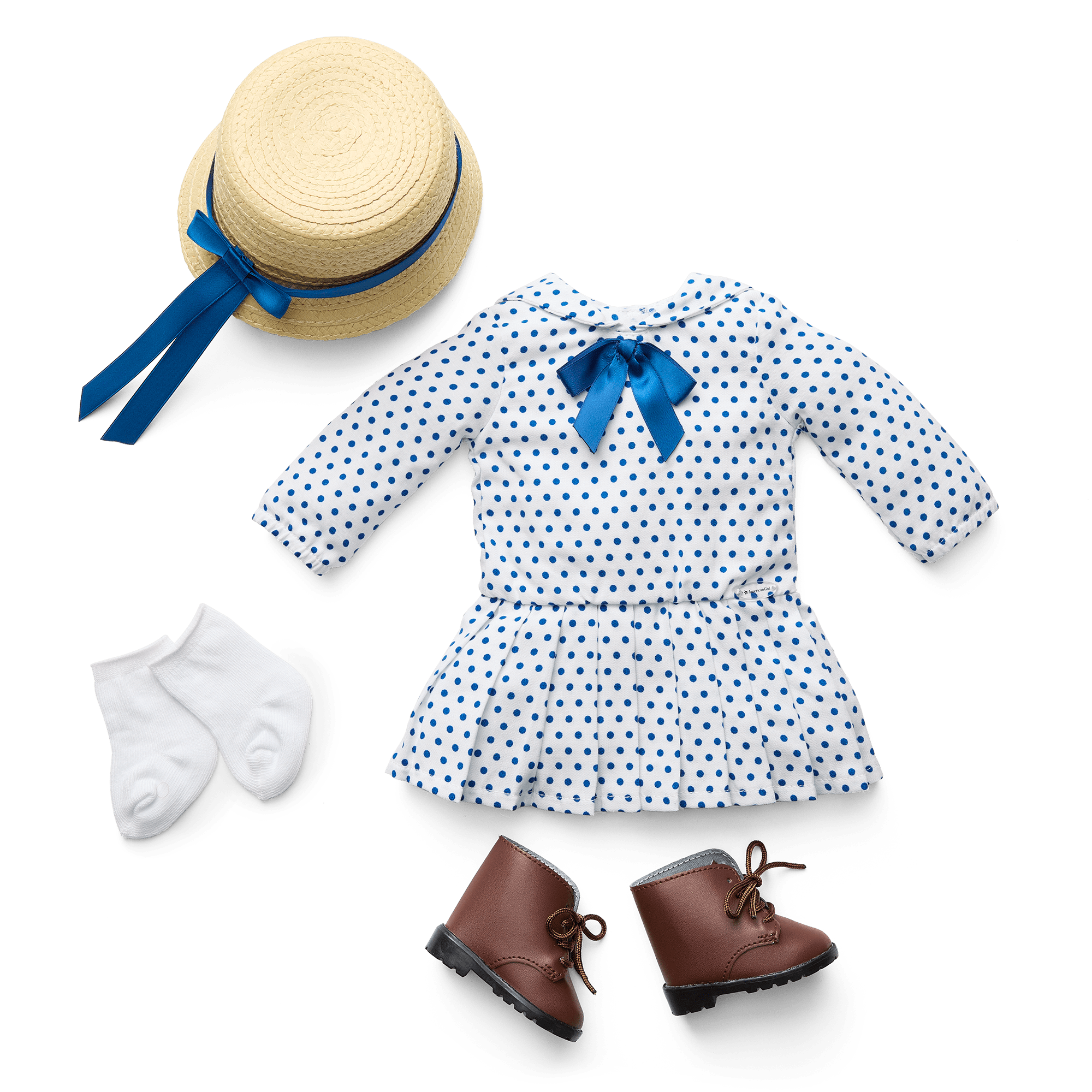 Claudie's Travel Outfit for 18-inch Dolls (Historical Characters)
