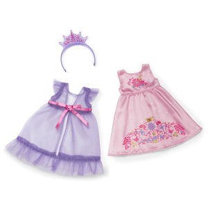 Royal Ruffles Nightie & Robe for WellieWishers Dolls