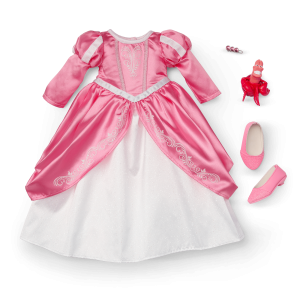 American Girl Disney Princess Ariel Castle Ball Gown. Sebastian & Accessories for 18-inch Dolls