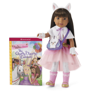 Ashlyn Doll. Book & Magical Llamacorn Accessories