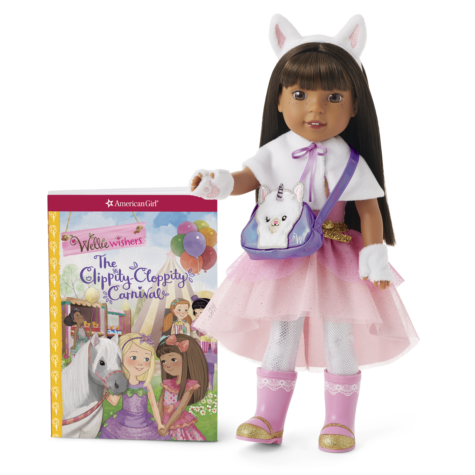 Ashlyn Doll. Book & Magical Llamacorn Accessories