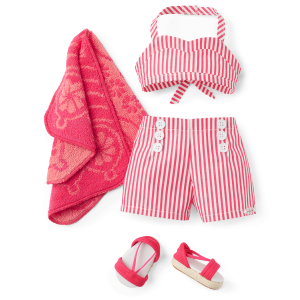 Nanea's Two-Piece Swimsuit for 18-inch Dolls (Historical Characters)