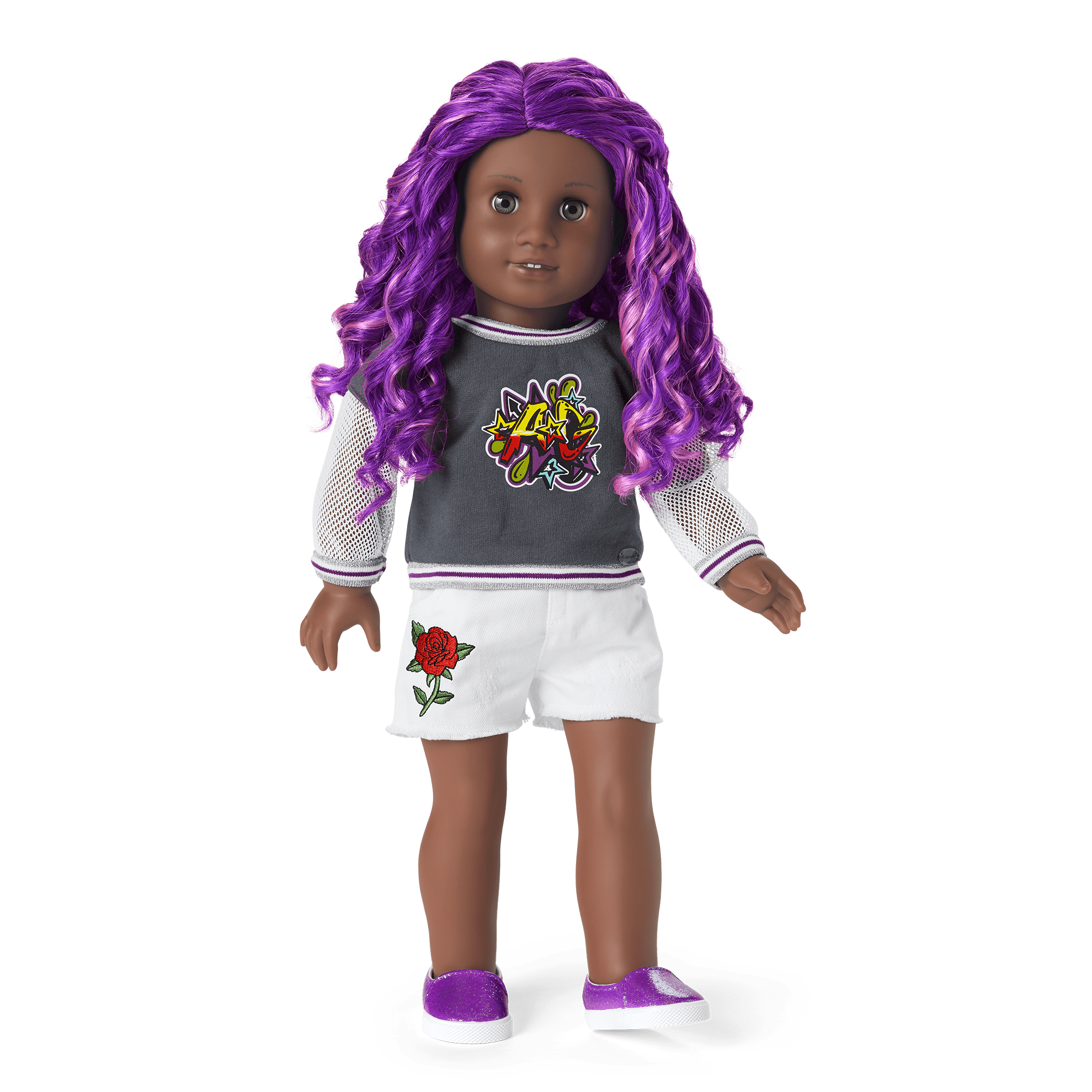 Truly Me Doll #91 in Girly Graffiti + Chic & Stylish Accessories - Image 4