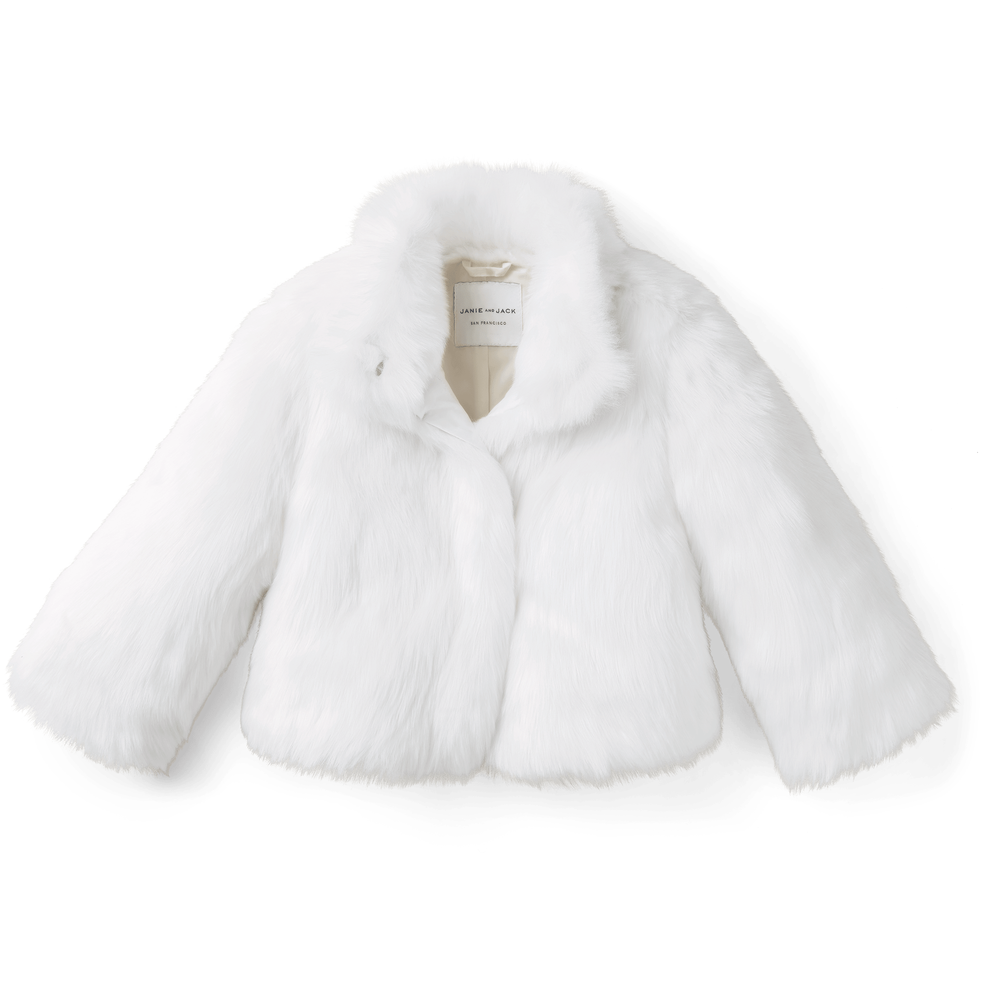 American Girl x Janie and Jack Soft as Snow Fur Jacket for Girls - Image 3