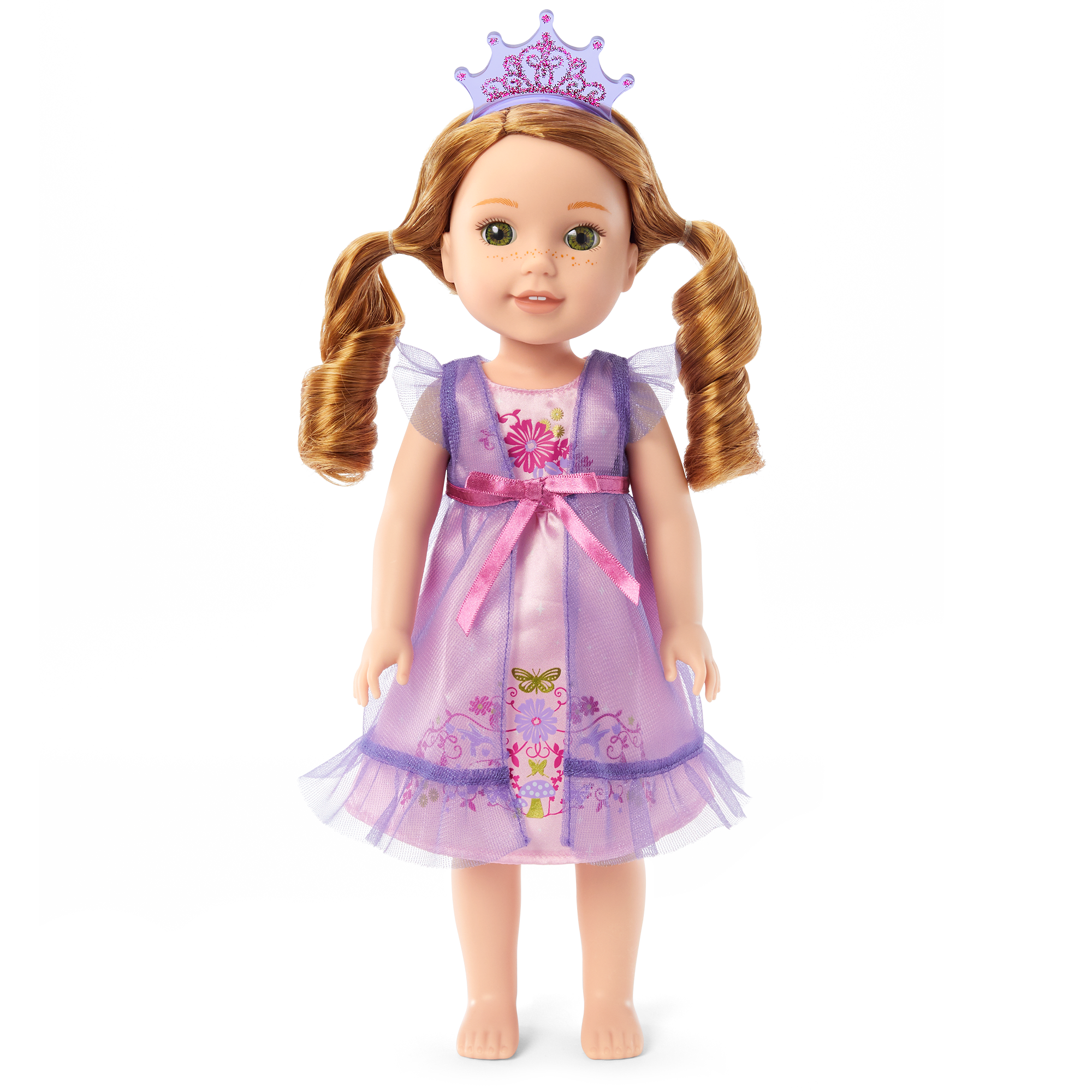 Royal Ruffles Nightie & Robe for WellieWishers Dolls - Image 2