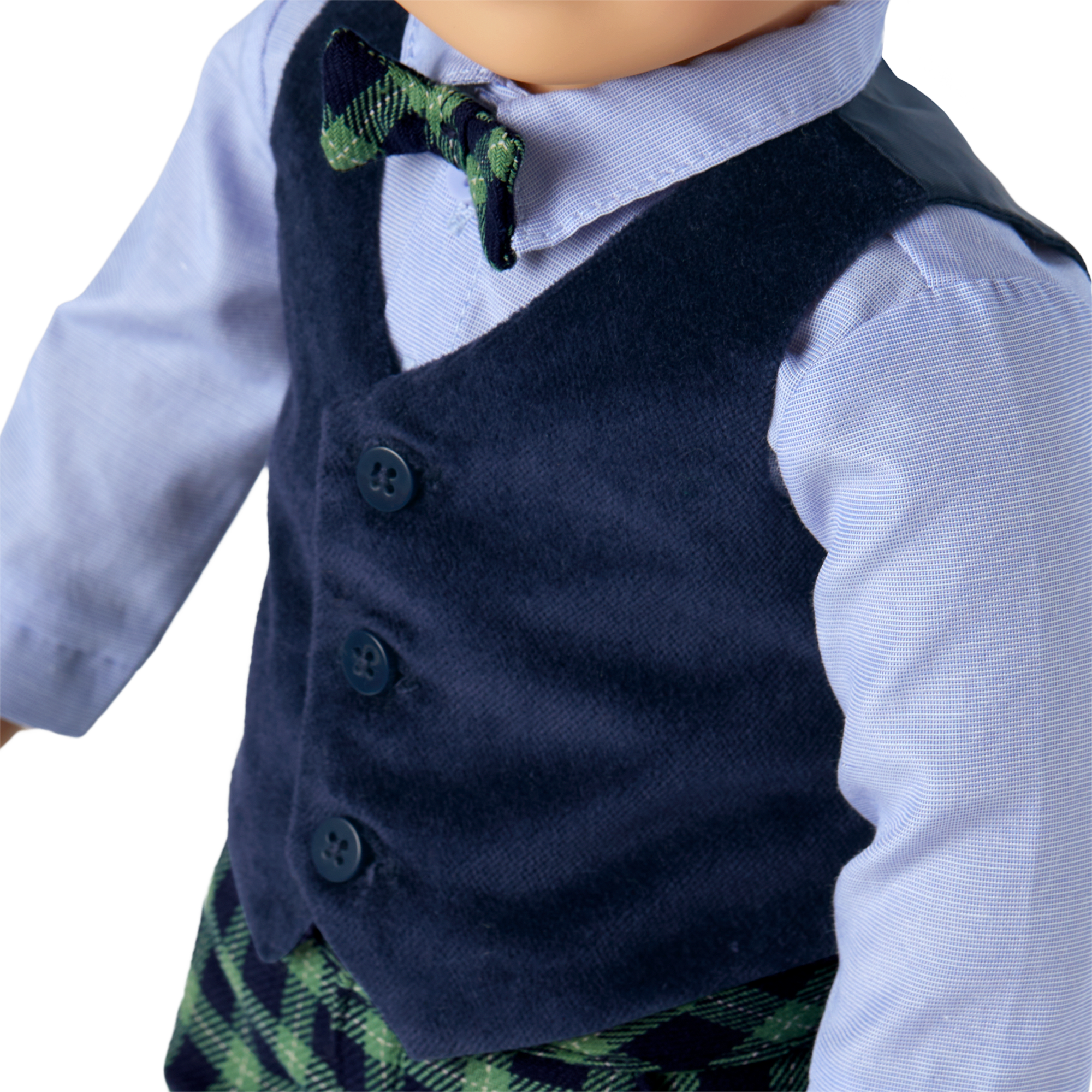 American Girl x Janie and Jack Tartan Plaid Outfit for 18-inch Dolls - Image 4