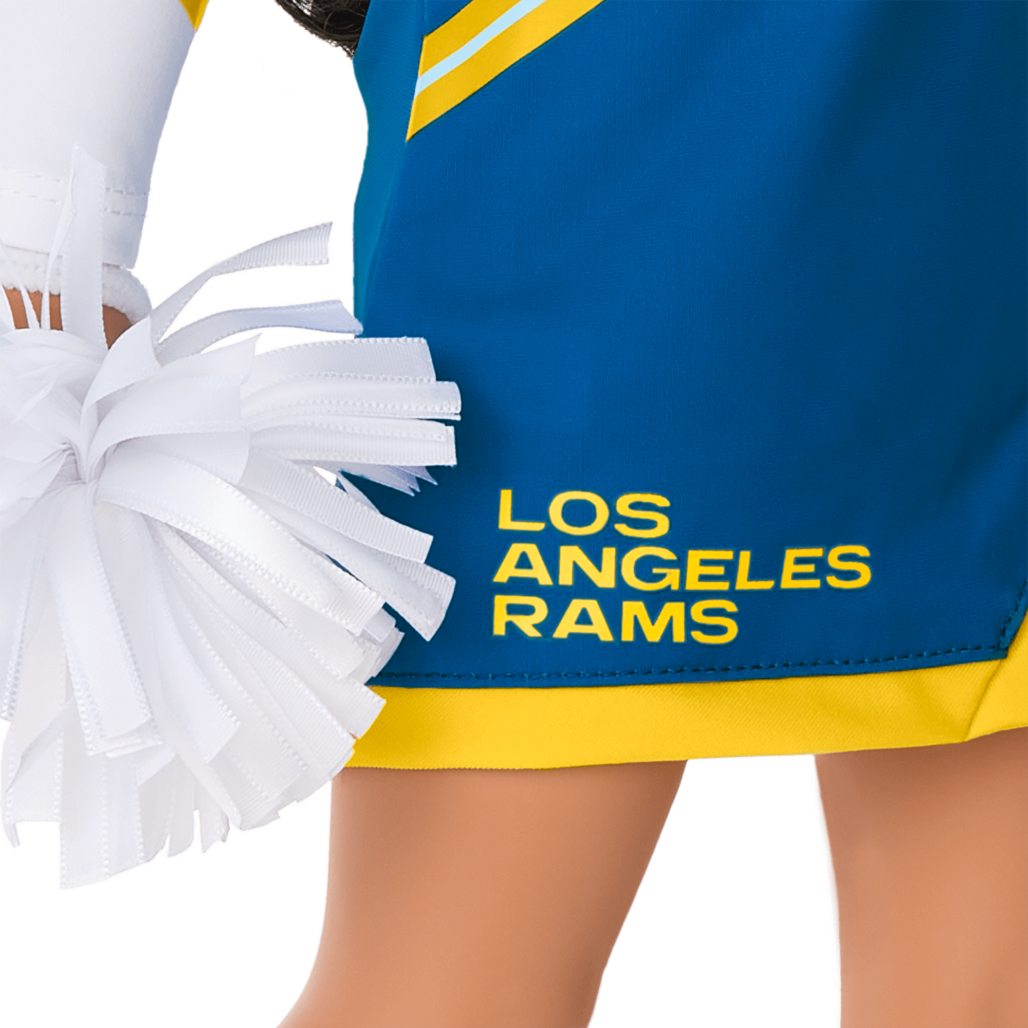 American Girl x NFL Los Angeles Rams Cheer Uniform for 18-inch Dolls - Image 6
