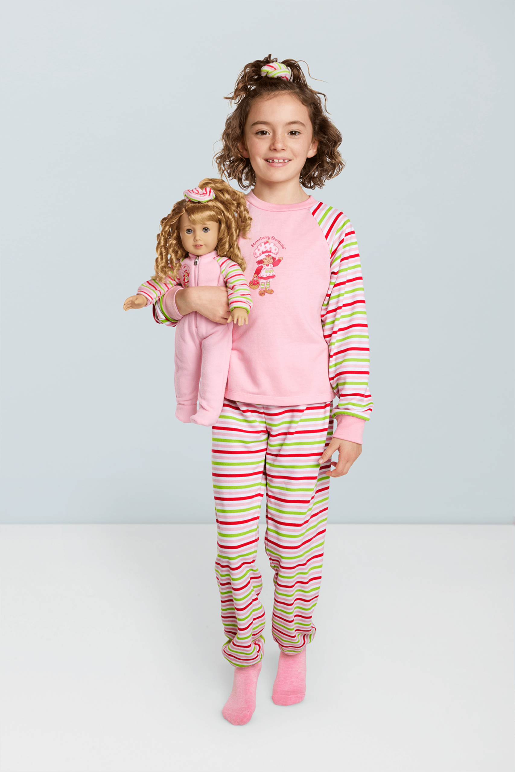 Courtney's Strawberry Shortcake PJs for Girls & 18-inch Dolls (Historical Characters) - Image 2