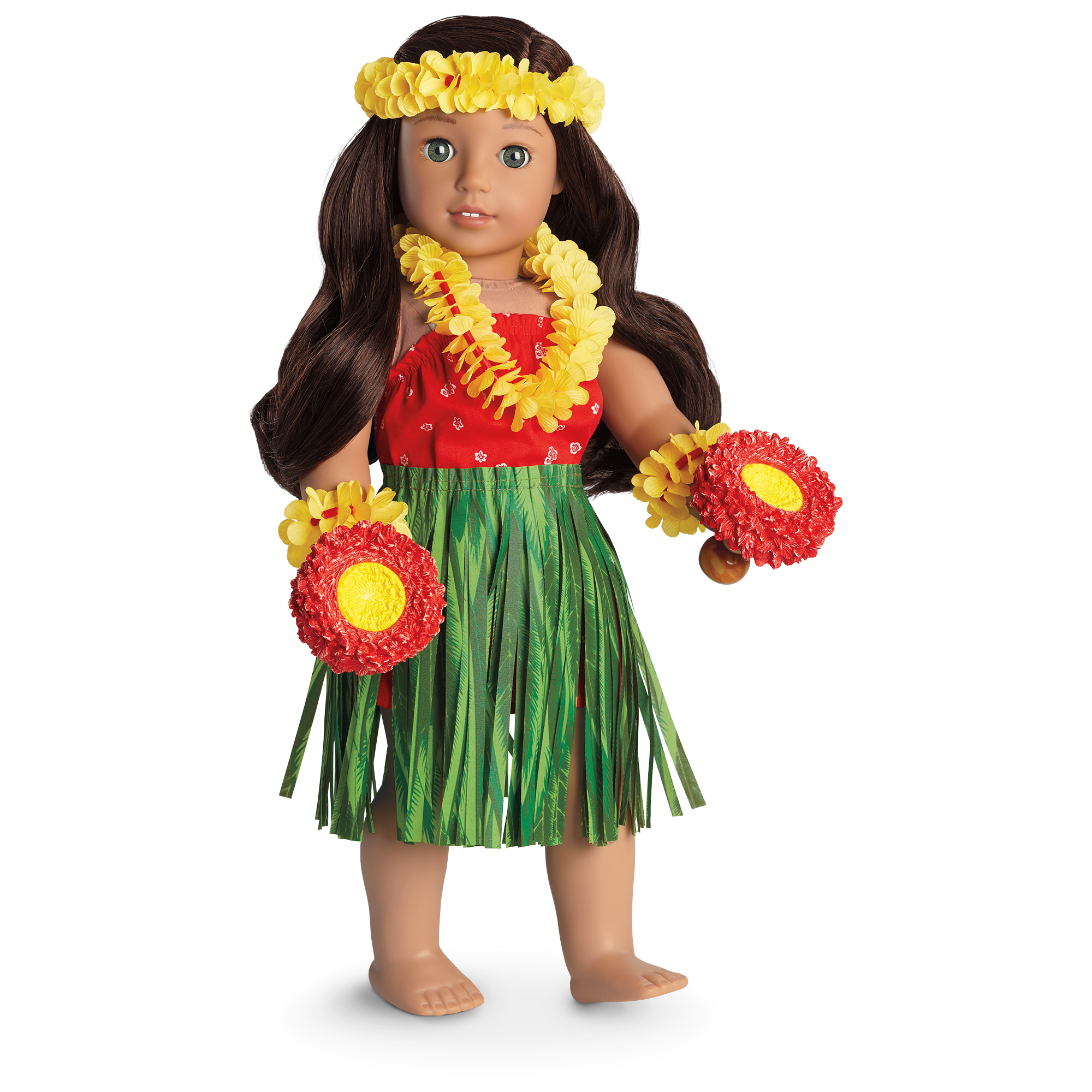 Nanea's Hula Outfit for 18-inch Dolls (Historical Characters) - Image 2