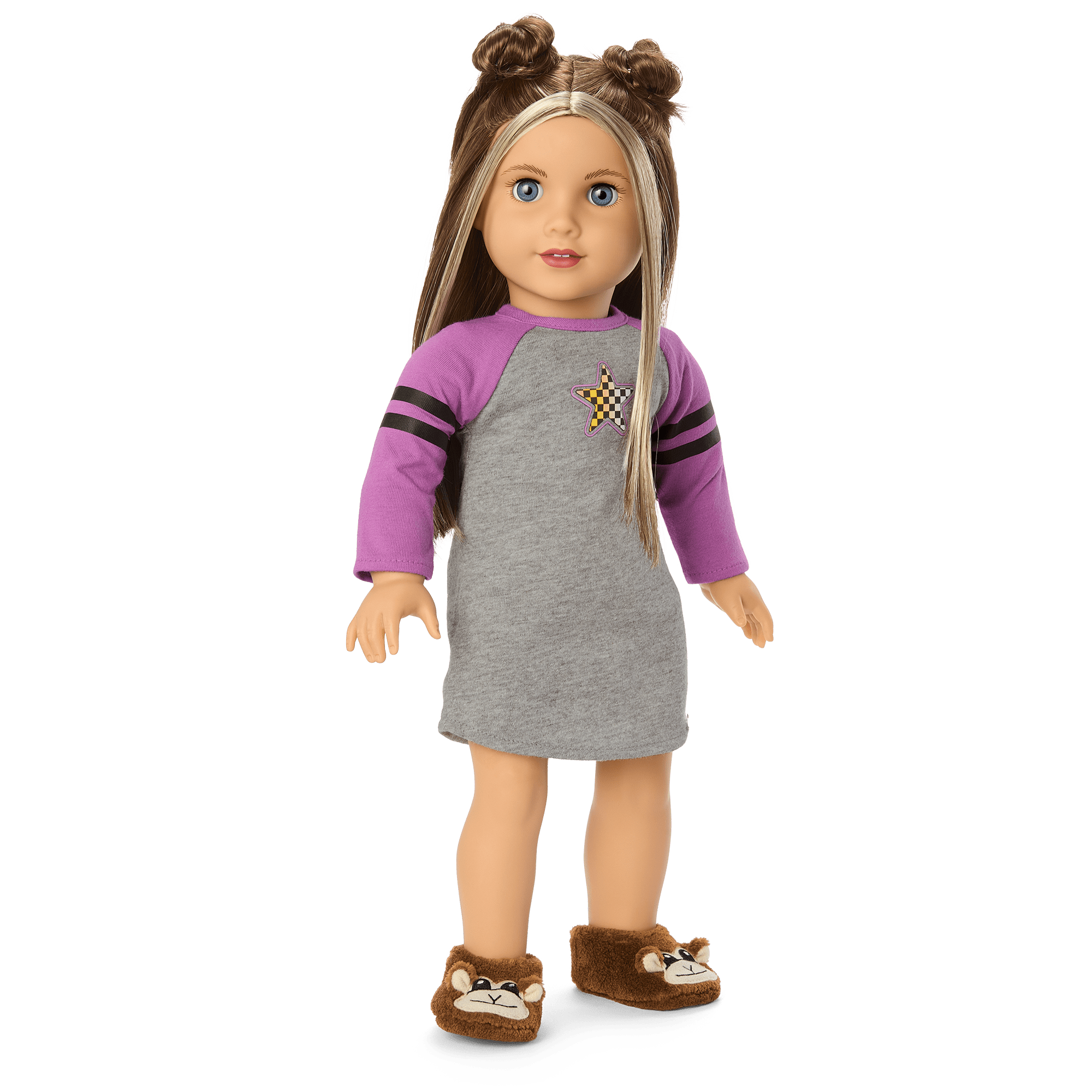 Nicki's Skater Dreams Sleep Shirt for 18-inch Dolls (Historical Characters) - Image 2