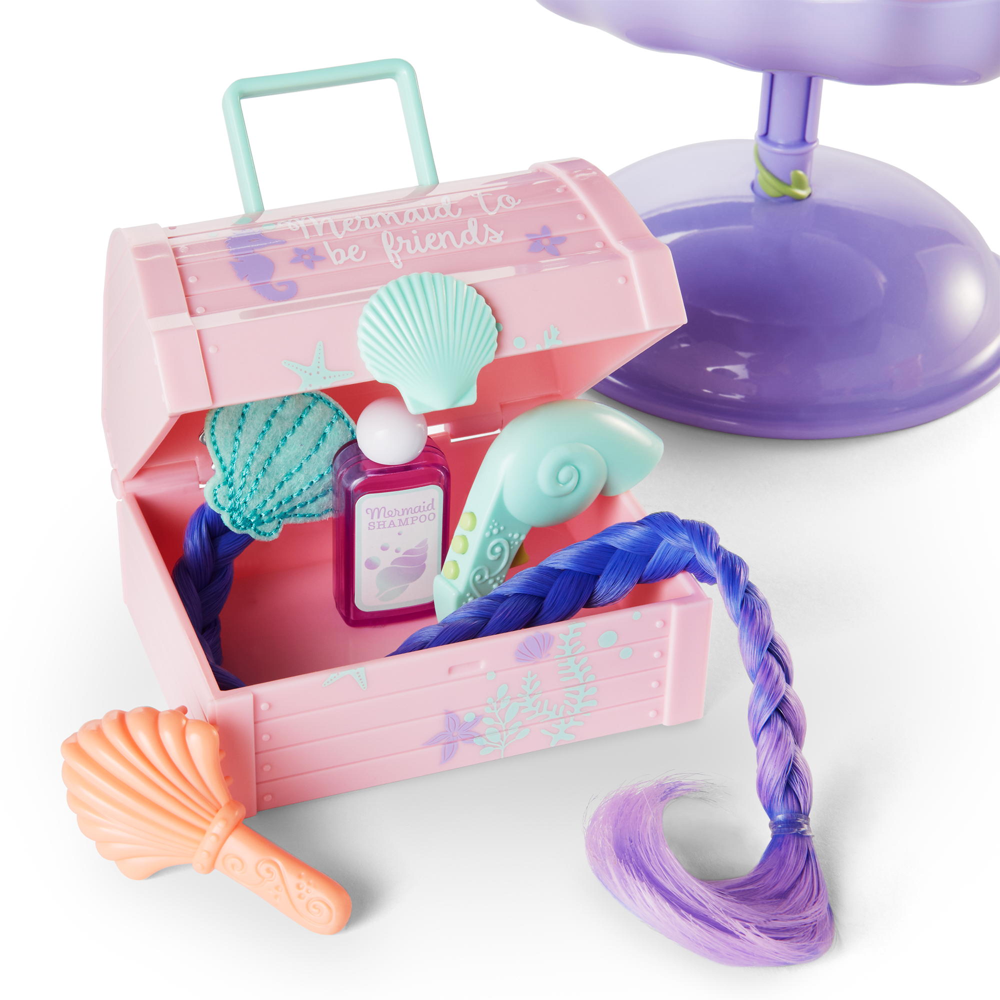 Seashell Salon Set for WellieWishers Dolls - Image 2