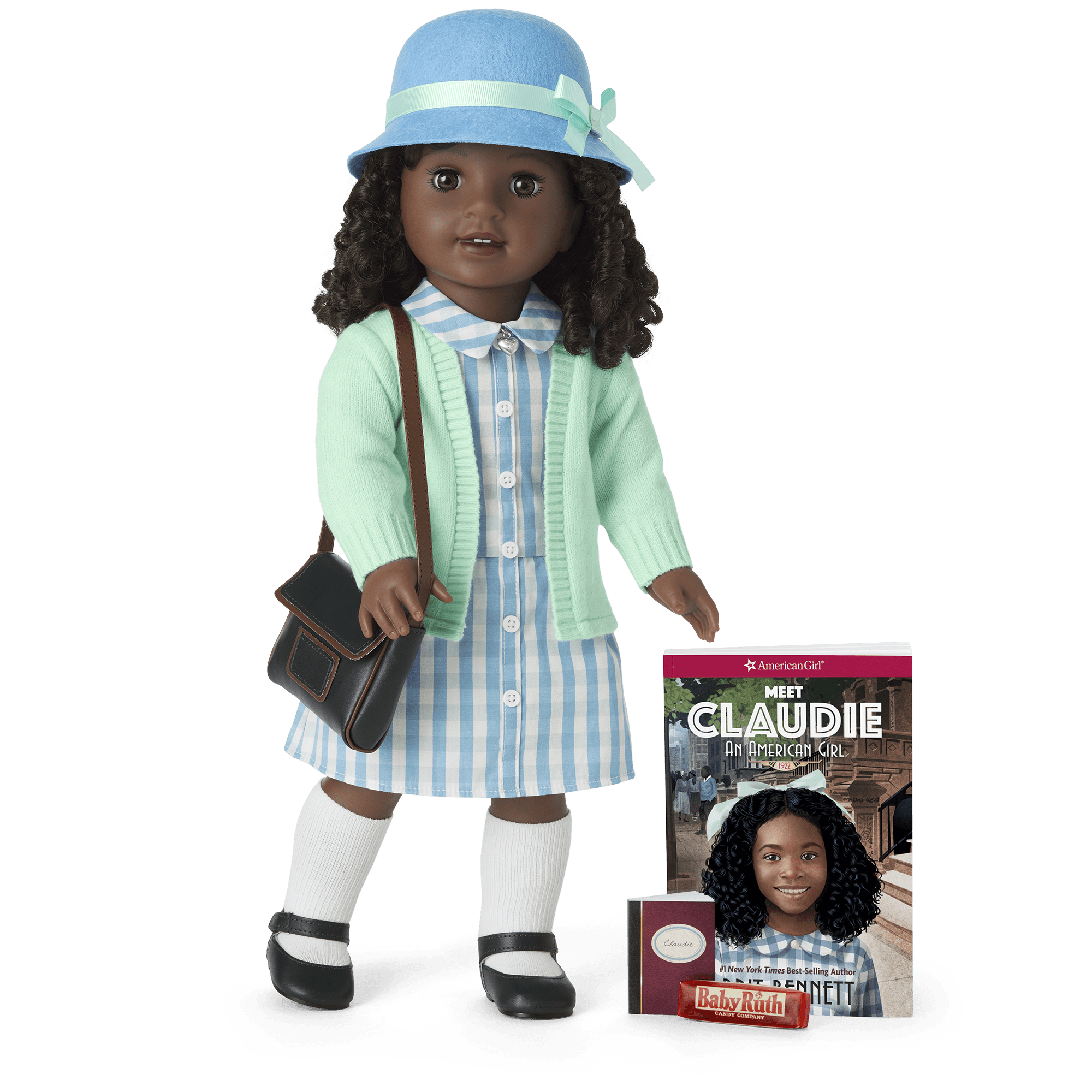 Claudie Wells 18-inch Doll. Book & Accessories (Historical Characters)