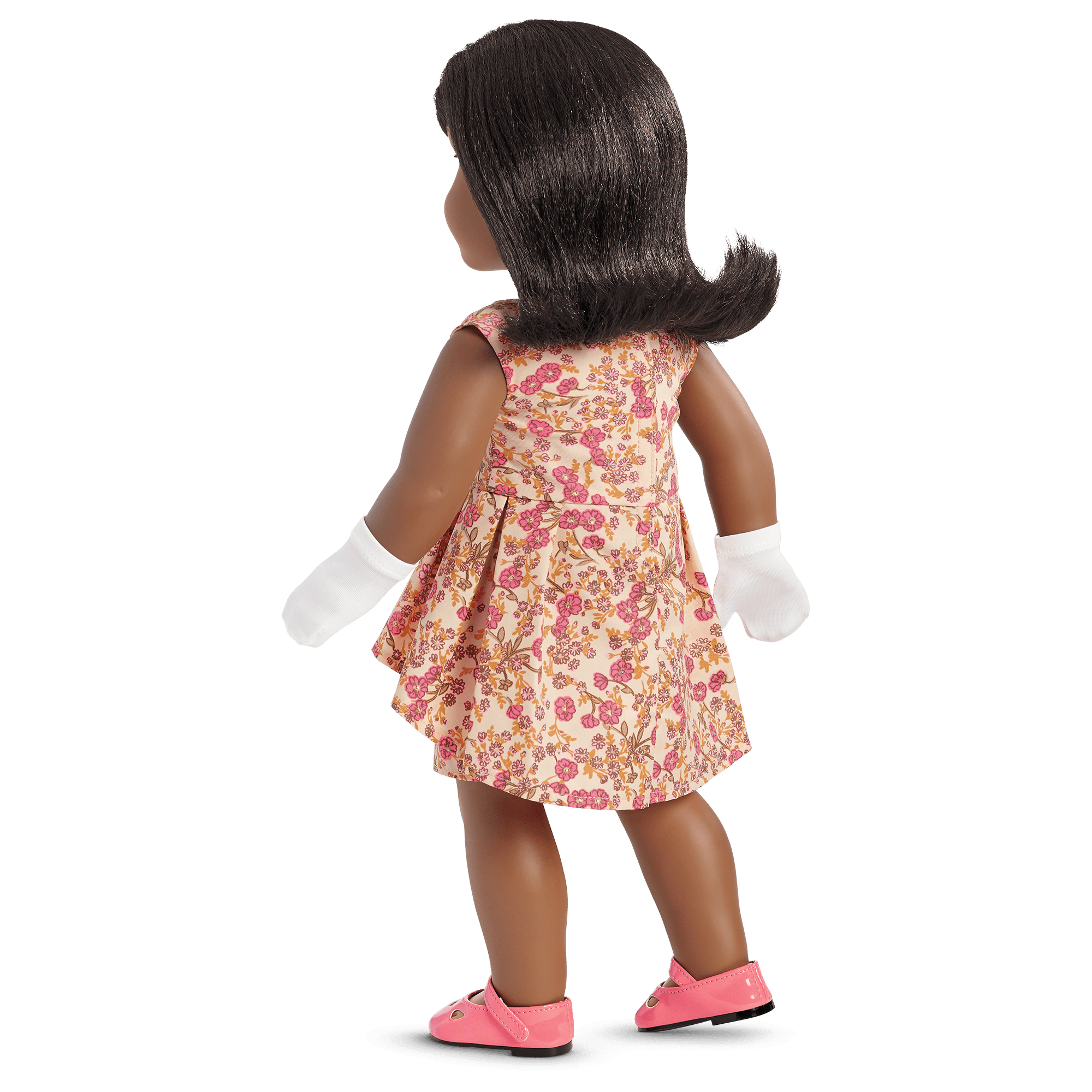 Melody's Fancy Floral Dress for 18-inch Dolls (Historical Characters) - Image 3