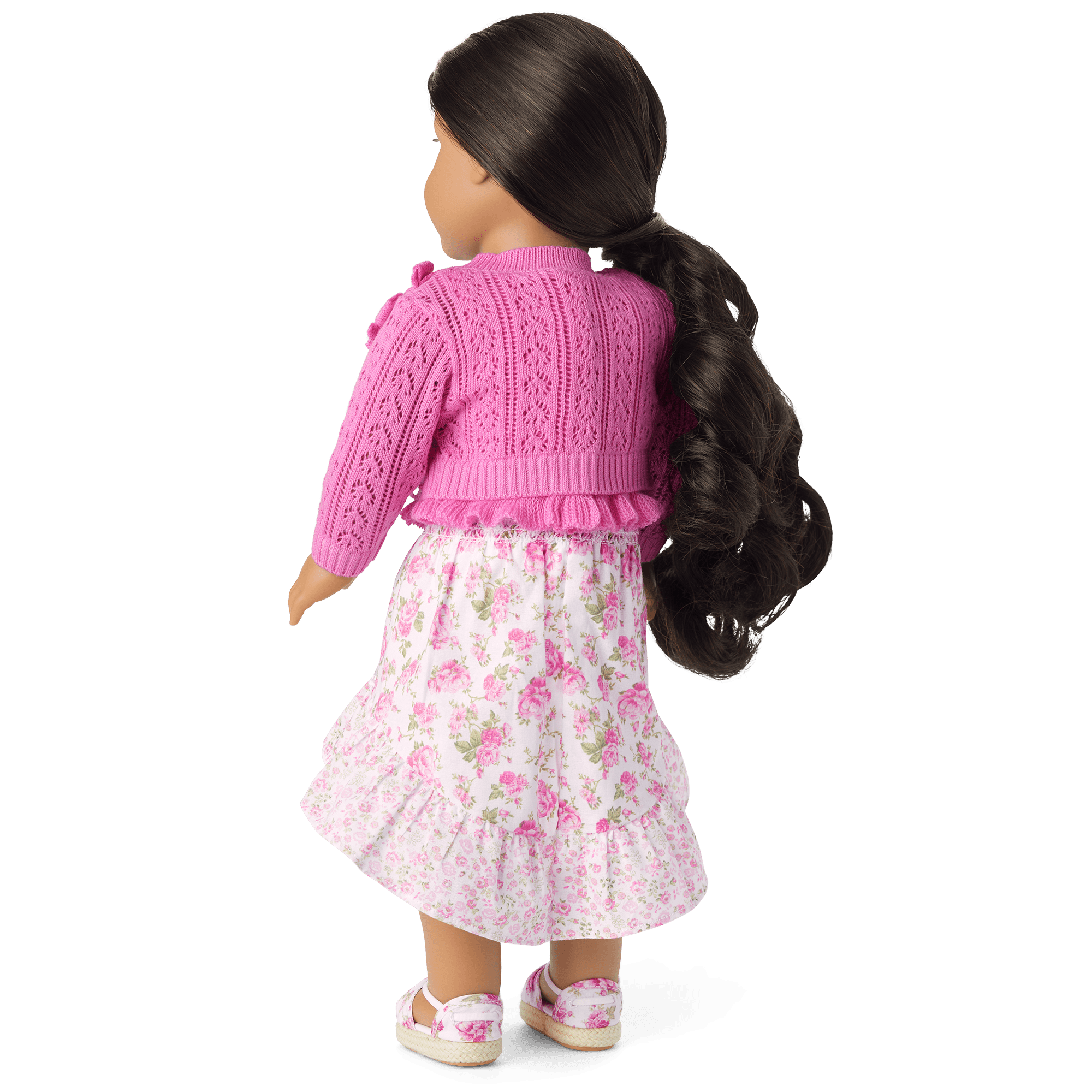 American Girl x LoveShackFancy Garden Party Cardigan for 18-inch Dolls - Image 3