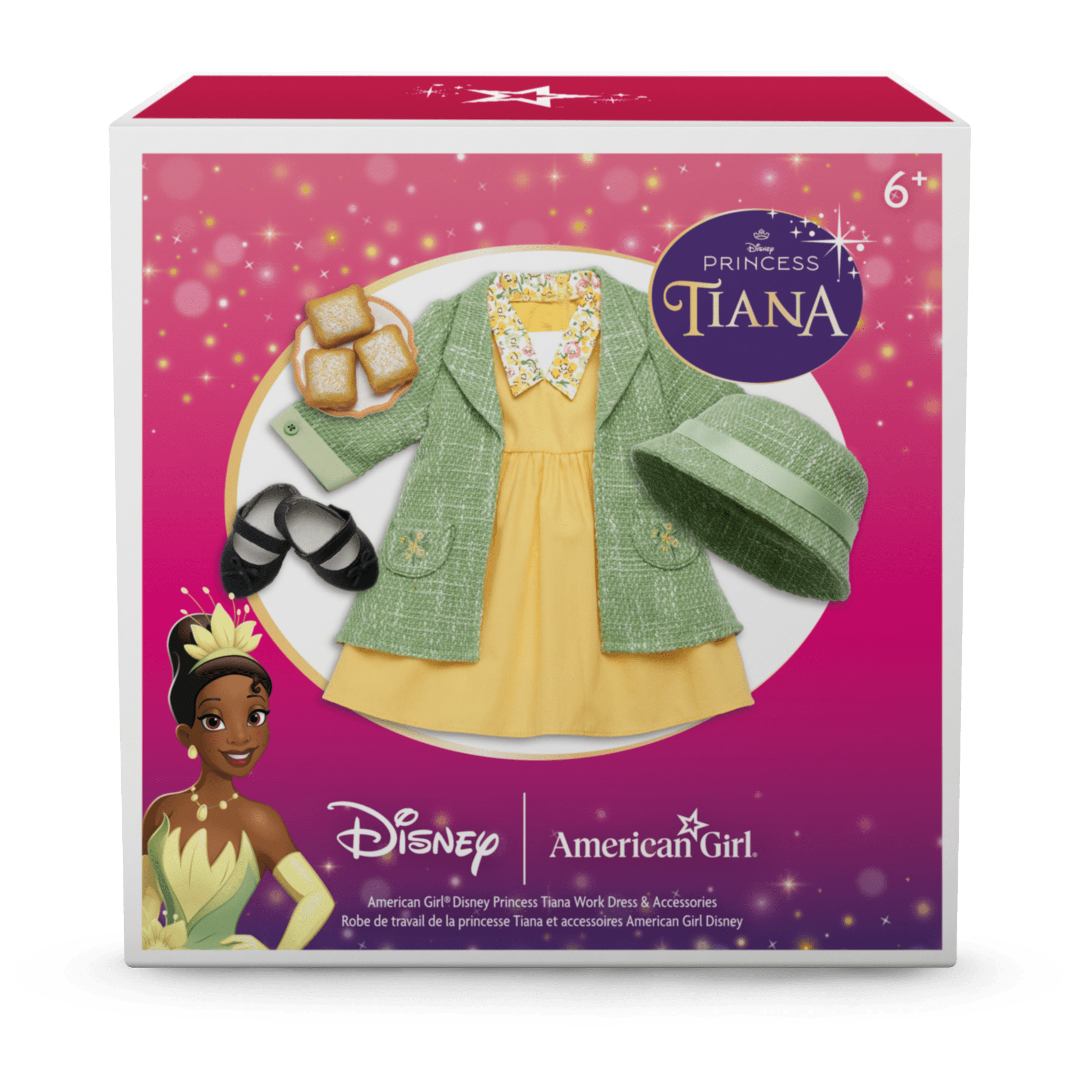 American Girl Disney Princess Tiana Work Dress & Accessories for 18-inch Dolls - Image 9