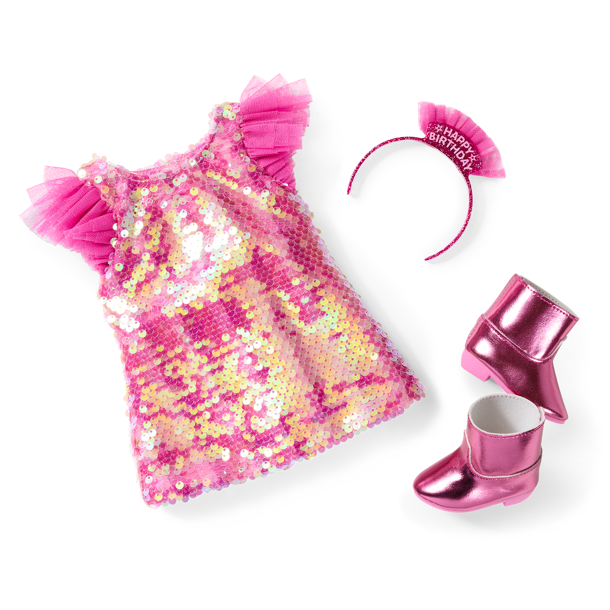 Happy Birthday to You Outfit for 18-inch Dolls