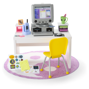 Isabel & Nicki's Computer & Desk Set for 18-inch Dolls (Historical Characters)