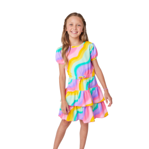 Summer's Rainbow Swirl Dress for Girls (Girl of the Year 2025)
