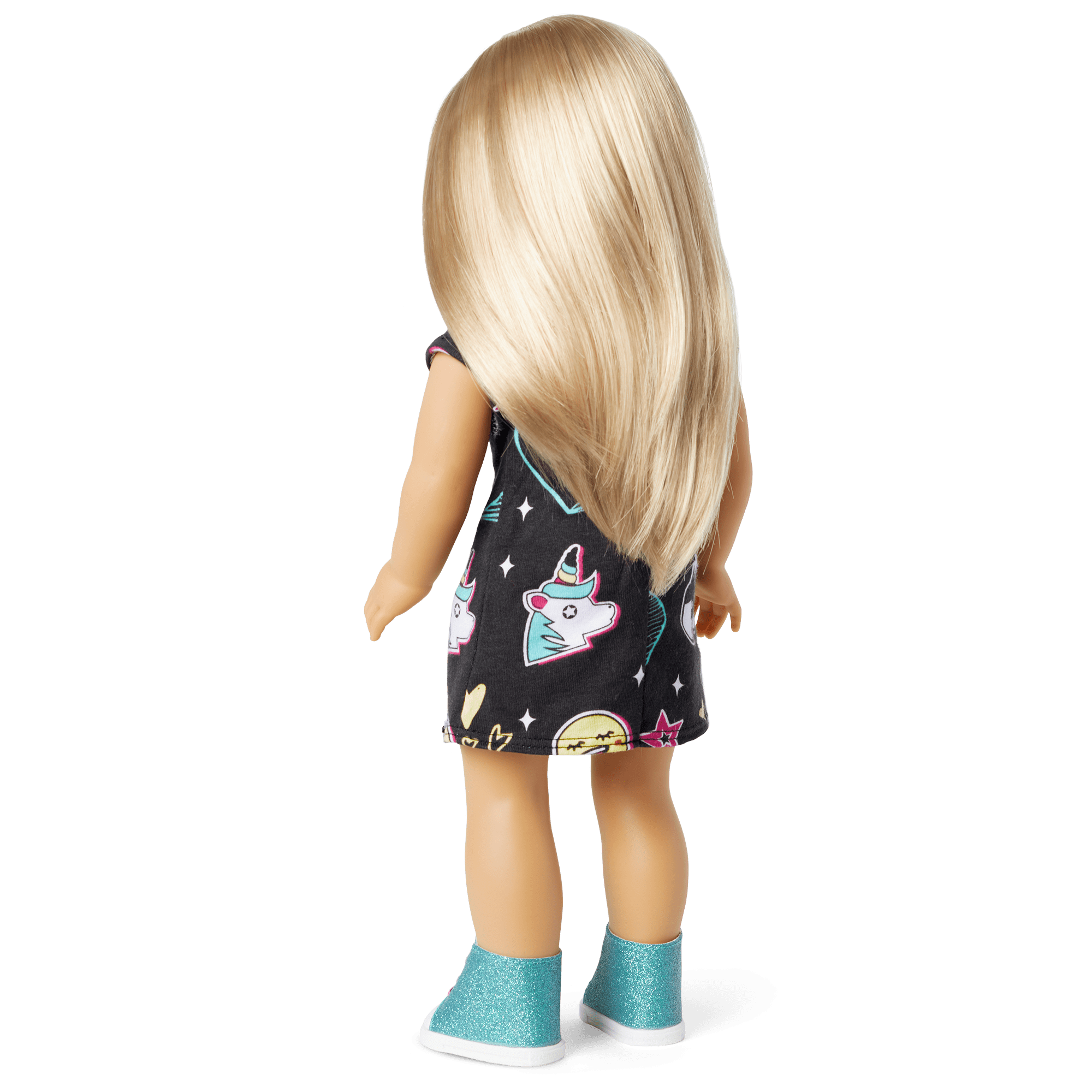 Truly Me 18-inch Doll #100 with layered straight blonde hair - Image 2